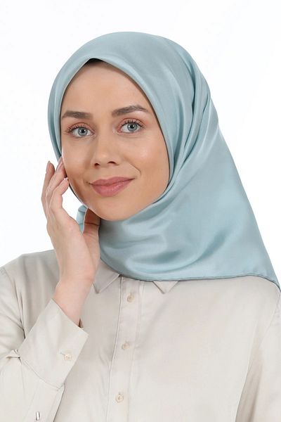 Levidor Eșarfă de mătase Levidor Baby Blue