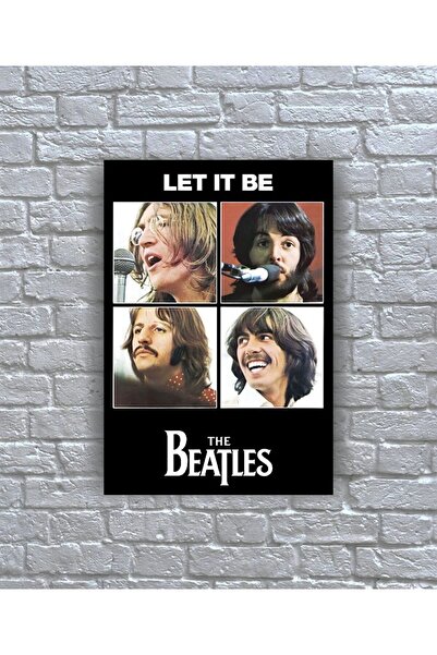 icase The Beatles Μουσικό συγκρότημα Εξώφυλλο άλμπουμ αφίσας Ξύλινος πίνακας ...