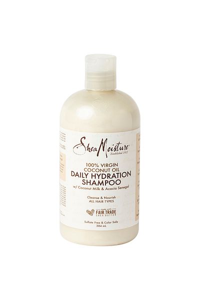 Shea Moisture شامبو الترطيب اليومي بزيت جوز الهند البكر من شيا مويستشر - 384مل