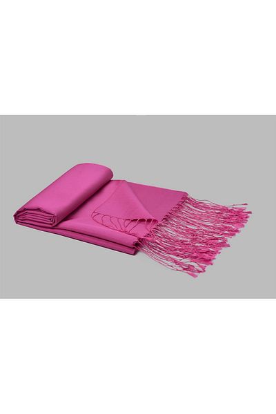 ARMANDA Light Fuchsia-129 Silk Shawl 3011