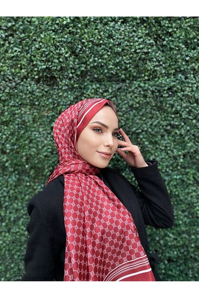 Emproyal Claret Red Emproyal Monogram Shawl