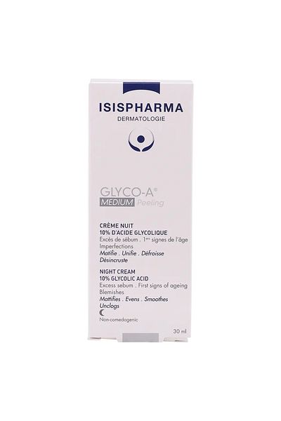 ISISPHARMA - Glyco-A 10 % Night Peel Cream - 30Ml