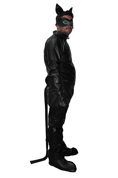 Kostüm Sarayı Mucize Uğur Böceği Kara Kedi Kostümü Yetişkin