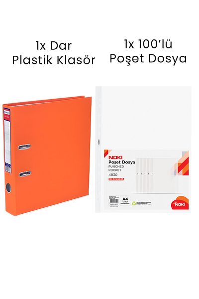 Tigra 1 Piece Tigra Narrow Folder 1 Piece Noki 100 Pieces Sachet File Office Set