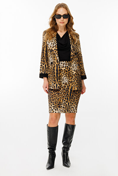 Ekol Миди пола с леопардови шарки