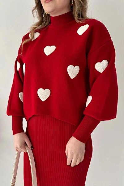 Genel Markalar Kalpli Etekli jile elbiseli İkili Takım