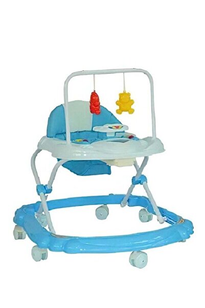 BabyCara مشاية أطفال خفيفة الوزن مع موسيقى وألعاب معلقة وارتفاع قابل للتعديل ...