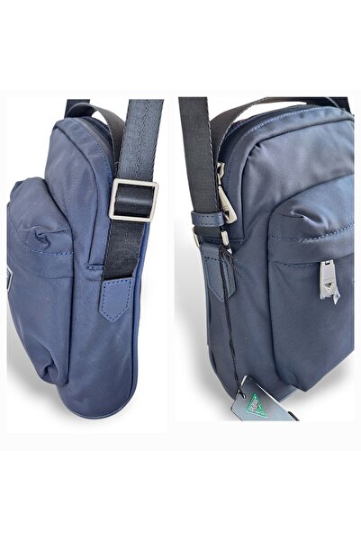 Guess ORİJİNAL GUESS LACİVERT POSTACI ÇANTASI