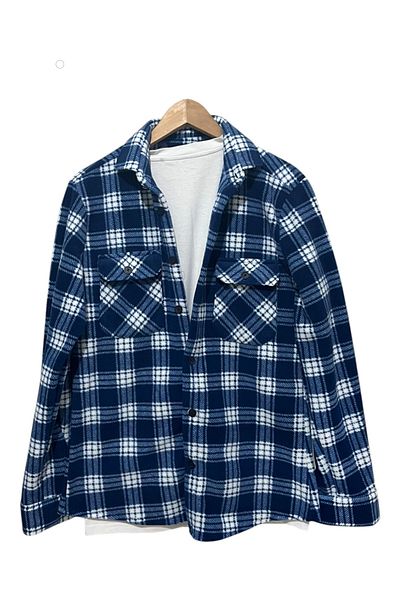 Pi Giyim Ανδρικό πουκάμισο Winter Fleece Μαλακό ύφασμα