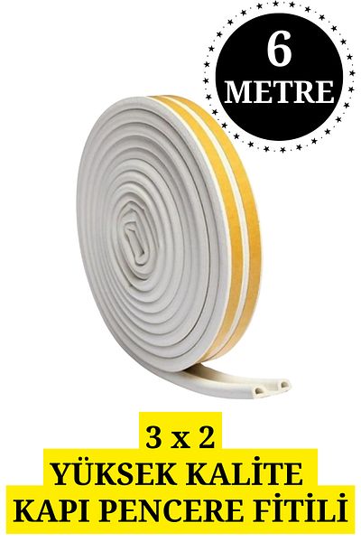 ellante High Quality - 3X2=6 Meters Cold Proof and Leak Proof Isolation Wick Adhesive White Door Window