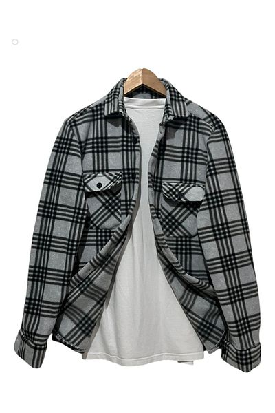 Pi Giyim Ανδρικό πουκάμισο Winter Fleece Μαλακό ύφασμα