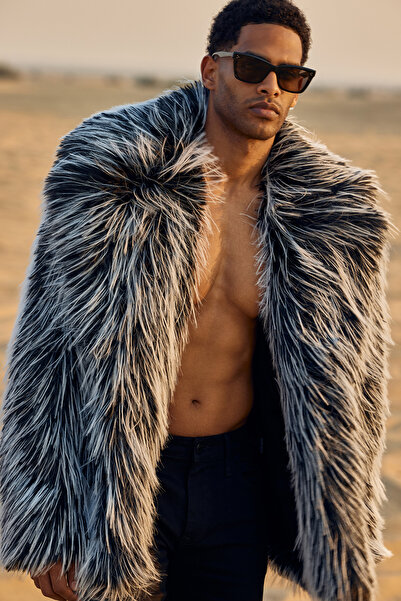 Dear Deer Midnight Hunter Faux Fur Jacket