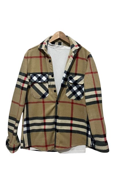 Pi Giyim Ανδρικό πουκάμισο Winter Fleece Μαλακό ύφασμα