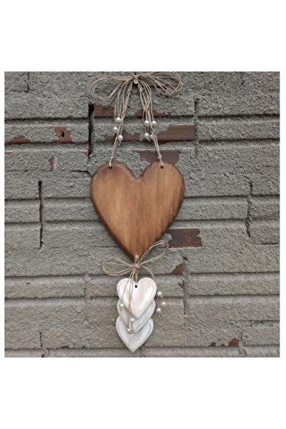 afralya home Ornament ușă din lemn, ornament de perete din lemn lucrat manual