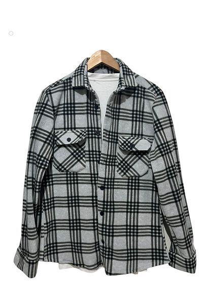 Pi Giyim Ανδρικό πουκάμισο Winter Fleece Μαλακό ύφασμα