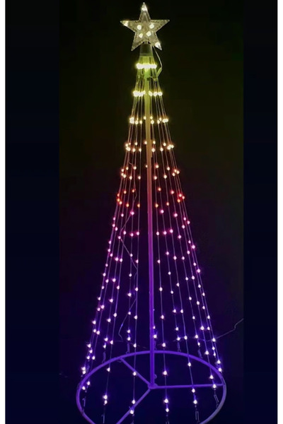 LEDREYON Smart Rgb Led Işıklı Hazır Çamağacı Çerçeve 120cm 32 Animasyon