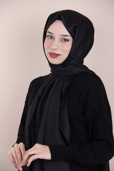 GC Black Gucci Cashmere Shawl