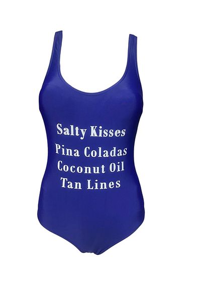Polovi Navy Blue Swimsuit