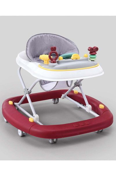 BabyCara مشاية أطفال موسيقية وكرسي هزاز مع ارتفاع قابل للتعديل