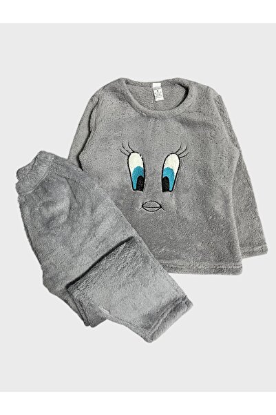 ALİŞ KİDS Set de pijamale de iarnă cu mânecă lungă cu model Tweety Eye pentru băiat