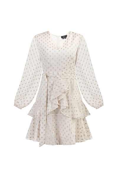 Faina Kleid mit Stickerei