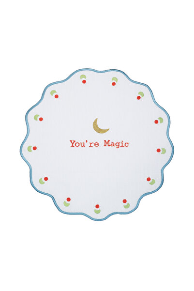 Baci Milano Mamma Mia You’re Magic İşlemeli Amerikan Servisi 40 cm Mavi