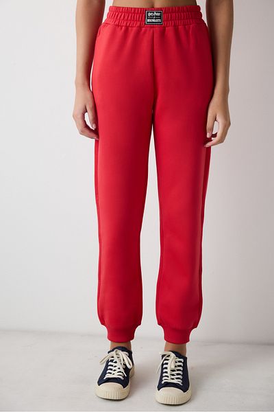 Penti Red High Waist Harry Potter Printed Raster Sweatpants