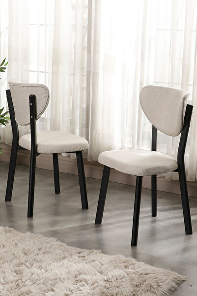 VIANEM Keten Elma Mutfak Sandalyesi Yemek Odası Bahçe Balkon Otel Restoran Kafe Sandalyesi