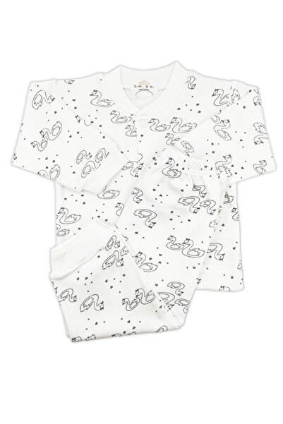 Sema Baby Cute Swan Baby Pajama Set 6-9 Months
