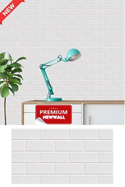 Renkli Duvarlar 70cmx35cm  1 Adet Yapışkanlı 3D Esnek Sünger Duvar Kaplama Ka...