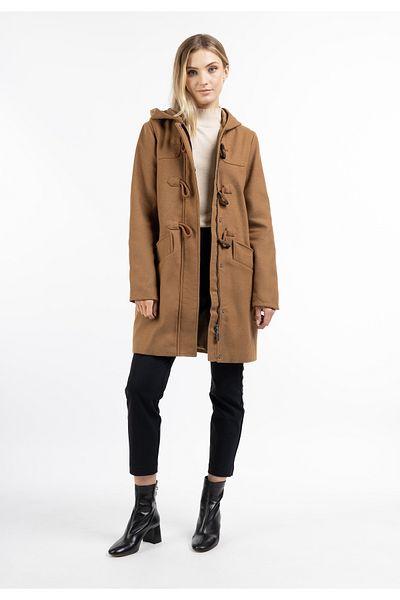 Dreimaster Dufflecoat aus Wollgemisch
