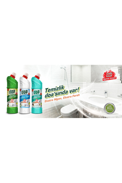 Doa ULTRA ÇAMAŞIR SUYU BEYAZ SABUN KOKULU / 750ML