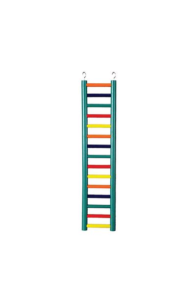 Prevue Multi-Color Wood Ladder for Bird, 15-Rung