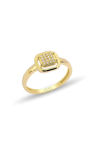 ÇGK KUYUMCULUK Kare Altın Yüzük