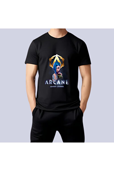 Arcane Baskılı Unisex Tshirt