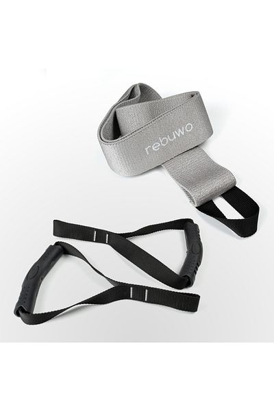 Rebuwo Barfix Pull Resistance Band - Gray Hard Rubber