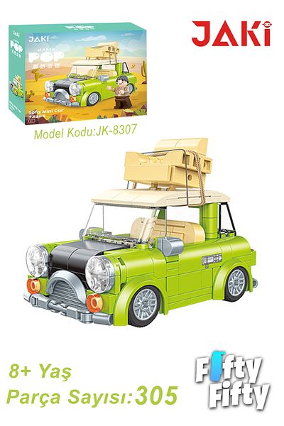 Vagonlife Jaki Maker Pop Holiday Car -Jk8305 (305 Pcs) Toy Construction Set