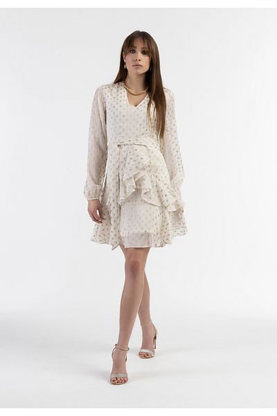 Faina Kleid mit Stickerei