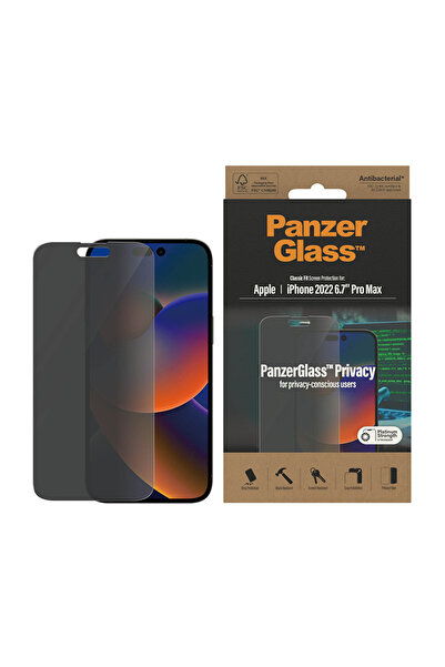 Panzer Glass واقي شاشة ايفون 14 برو ماكس - الخصوصية