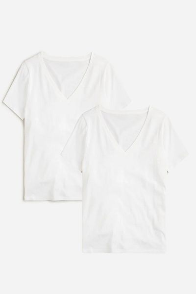 Superlife Tricou obișnuit pentru femei Süperlife cu decolteu în V Spr24tsk45-2