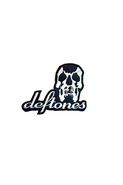 Z zepplin Patch cu craniu cu logo Deftonas