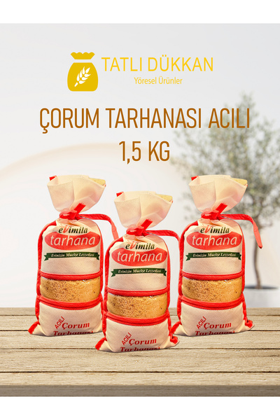 TRABZON TATLI DÜKKAN ÇORUM TARHANASI AZ ACILI 1,5 KG