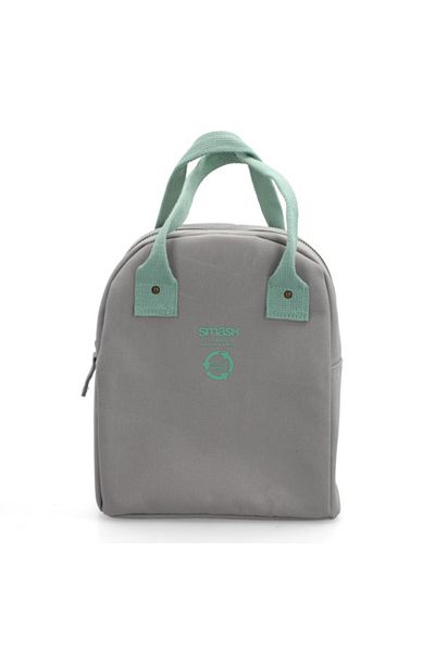 Smash Single Compartment Zipper Closure Lunch Bag