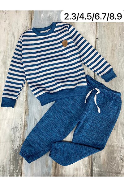 Bebezeyn Boy Blue Color Three Thread Double Suit