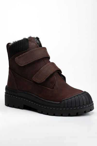 Süperland Genuine Leather Genuine Leather Brown Kids Boots