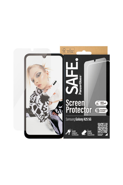 Panzer Glass SAFE Screen Protector Samsung Galaxy A25 5G Ultra-Wide Fit - Clear