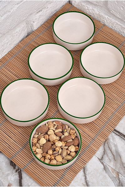 ŞURA MUTFAK Tokyo 10cm Set of 6 Snacks - Breakfast Bowl