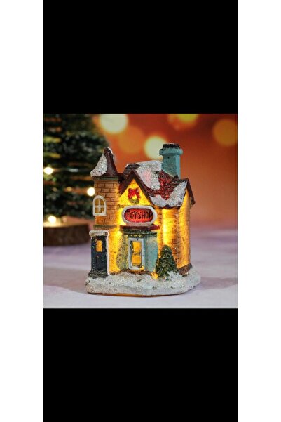 Zigver 2025 LED noel süslemeleri reçine küçük ev mikro peyzaj XMS süs noel he...