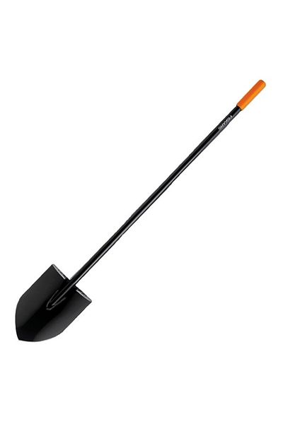 FiSKARS Long-Handled Digging Shovel with Foot Platform 57.5 Inch