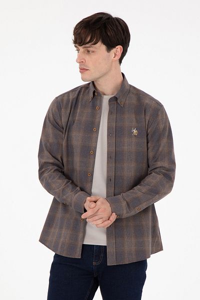 U.S. Polo Assn. Η.Π.Α. Polo Assn. Μακρυμάνικο χειμερινό πουκάμισο 1951400